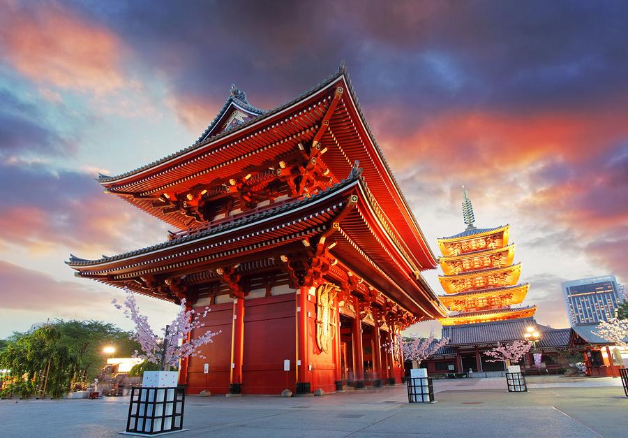 Sensoji Temple - Paket Wisata Tour Ke Jepang Libur Natal Plus Tokyo Disneyland 24-29 Desember 2017 
