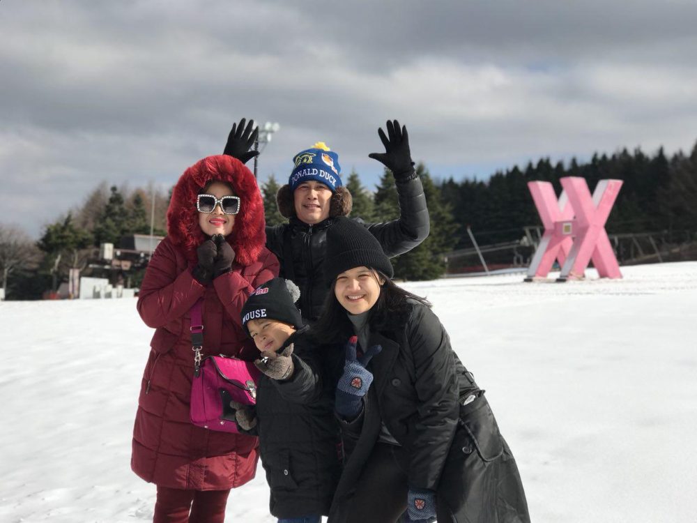 Dokumentasi Paket Private Tour Winter Wisata Ke Jepang Mr Edward Dan Keluarga Tokyo Kawaguchiko Fujiten Jepang Desember 2017