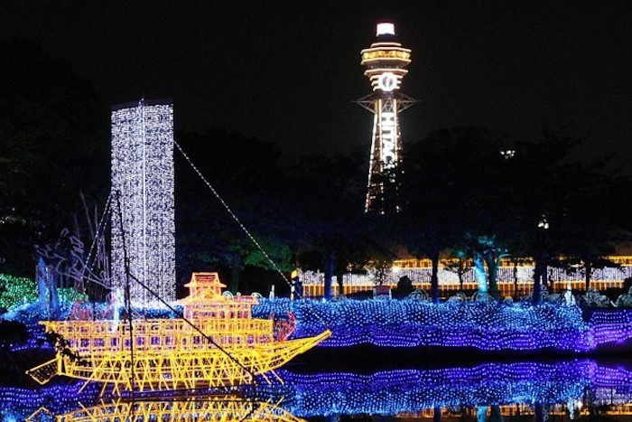 Tennoji Park Illumination Rekomendasi 10 Tempat Wisata di Osaka Jepang Yang Sebaiknya Anda Kunjungi Ketika Tour Ke Jepang