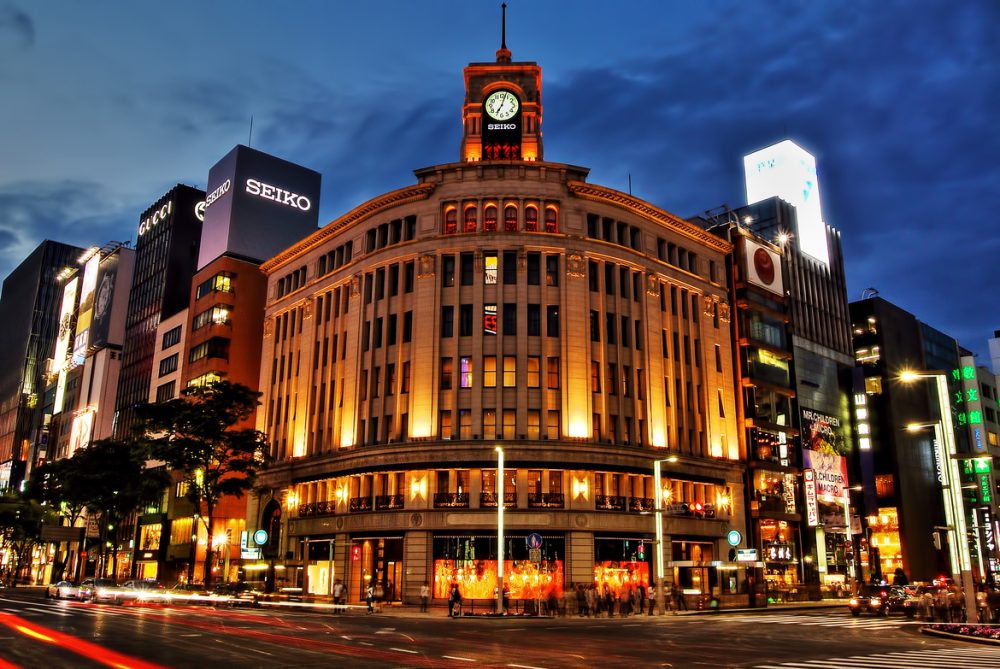 12 Hal Menarik Di Ginza Tokyo Jepang Yang Bisa Anda Lakukan menikmati suasana kota