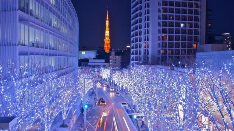Iluminasi Musim dingin Roppongi 10 Tempat Wisata Di Jepang