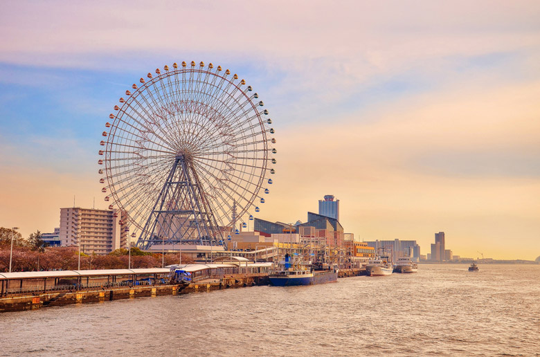 19 Tempozan Ferris Wheel Rekomendasi 30 Tempat Wisata Jepang Terbaik Untuk Anda