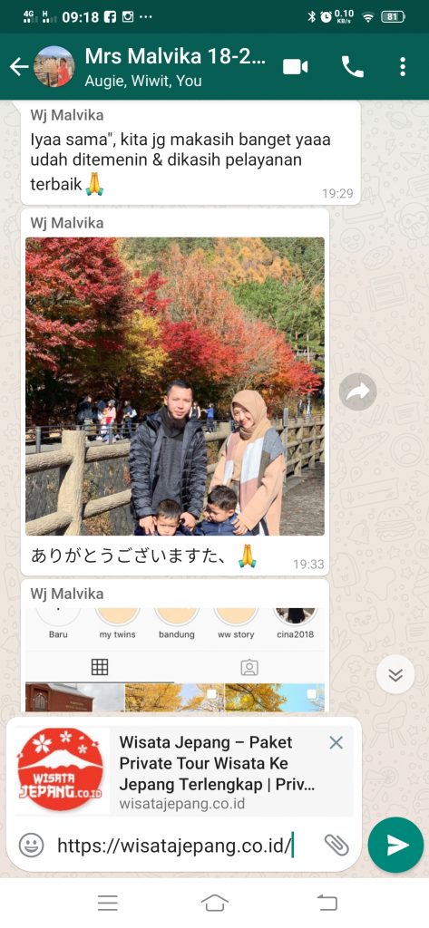 Mrs Malvika Reviews Kepuasan Pelayanan Wisata Jepang